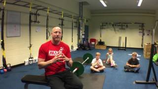 David Parker explains children's weightlifting