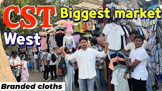 CST market Mumbai || fashion street market Mumbai || cheapest market , branded cloths