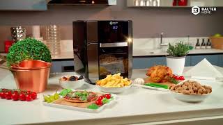 Balter HL-1200-BL Hot Air Fryer _ 12 Litters LED Touch Screen _ 800 W Hot Air Fryer _ Mini Oven