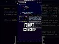 Cool Format JSON in console log in JavaScript 🤯 #shorts #javascript #programming #youtubeshorts