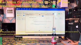 Free Remove iCloud Activation Lock from Any iPhone Without Jailbreak \u0026 Apple ID and Password✅