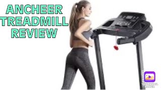 HOME WORK OUT WITH ANCHEER 2 IN 1 FOLDING TREADMILL REVIEW