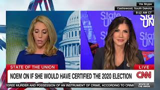 Gov. Kristi Noem Appears On CNN State of The Union (Full Show)