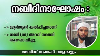 നബിദിനം : ഖുർആൻ കൽപ്പിച്ചു , നബി (സ) ആഘോഷിച്ചു.