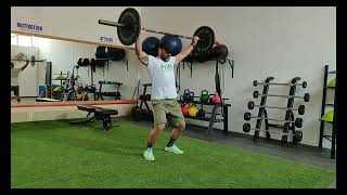 Arrancada de fuerza segmentada / Segmented power snatch