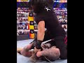 The Tribal Chief Roman Reigns Gives A Masterous Spear To Teh Fiend