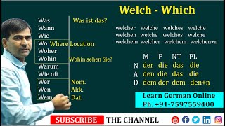 Use of ,,Which'' in German | German Grammar | A2 | Learn German A1 A2