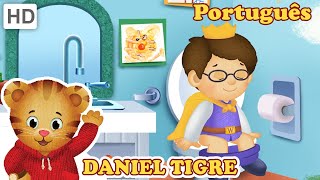 Daniel Tigre em Português 🐯🚽 Principe Quarta-Feira Vai ao Banheiro (Episódios Completos)