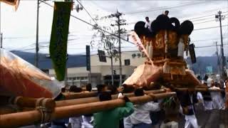 2017年　川之江秋祭り　上之町　栄町　練り合い