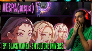 AESPA REACTION  - ep1 Black Mamba SM Culture Universe - WOW!