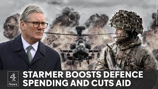 Government faces backlash after slashing aid to boost defence spending