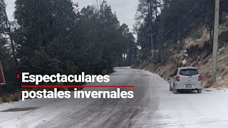 Espectaculares postales invernales llegaron el fin de semana a varias partes de México