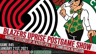 Boston Celtics vs Portland Trail Blazers Recap | Blazers Uprise Postgame Show