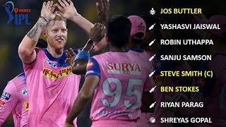 Dream 11 IPL 2020: Strongest Predicted playing 11 of Rajasthan Royals (RR) in UAE