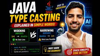 Java Type Casting Explained in Simple Words | Widening vs Narrowing in Java