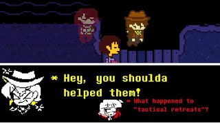 Abandoning, Standing, or Saving Monster Kid! Undertale Red \u0026 Yellow