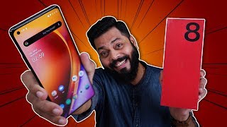 OnePlus 8 India Variant Unboxing \u0026 First Impressions ⚡⚡⚡ Awesome Form Factor \u0026 More...