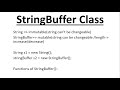 Intoduction of StringBuffer In Java | StringBuffer Methods | setCharAt | append | Insert | setLength