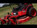 lse nashville new kioti zxd diesel mower demonstration at mike s property in coopertown tn.