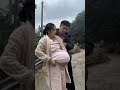 a beautiful woman is pregnant and motherly love warms the heart.