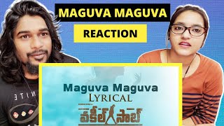 VAKEELSAAB MAGUVA MAGUVA Lyrical REACTION | Pawan Kalyan | SWAB REACTIONS with Stalin & Afreen