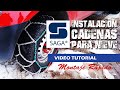 Cómo instalar cadenas para nieve Instalación Rápida SAGA. Tutorial paso a paso.