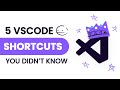 TOP 5 VSCODE Shortcuts You DIDN'T know before | vscode Speed hacks