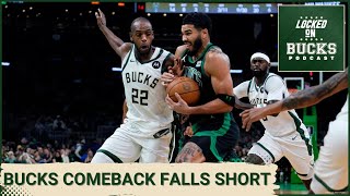 Despite a big fourth quarter, the Milwaukee Bucks lose to the Boston Celtics 119