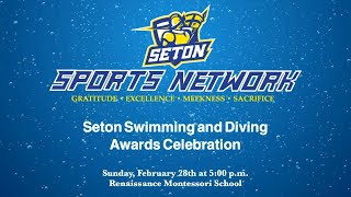 2021 Seton Swimming and Diving Awards Celebration