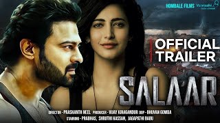 Salaar | Official Concept Trailer | Prabhas | Shruti Hassan | Jagapathi B | Prashanth Neel | Action