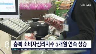 충북 소비자심리지수 5개월 연속 상승