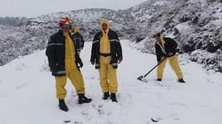 Premières images de la neige en Kabylie: Iferhounen, Ain El Hammam ...