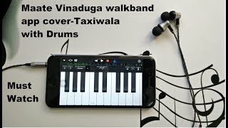 Maate Vinaduga - Taxiwala song Amazing Piano App Cover