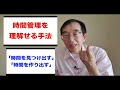 時間管理が出来ない部下に対処する手法を解説しています。