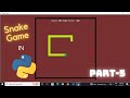 Python snake game tutorial (part 5) || updating score and highscore