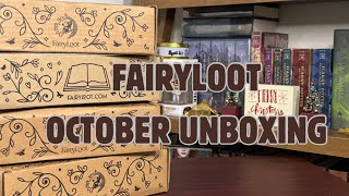 Fairyloot Unboxing | October Romantasy and Adult Box 2024