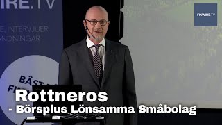 Rottneros - Börsplus Lönsamma Småbolag 2019