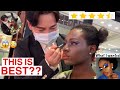 THE BEST REVIEWED MALE MAKEUP ARTIST DID MY MAKEUP IN CHINA🇨🇳 | BLACK GIRL GETS MAKEUP DONE.