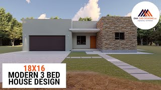 18x16 Small House Design | 160 sqm