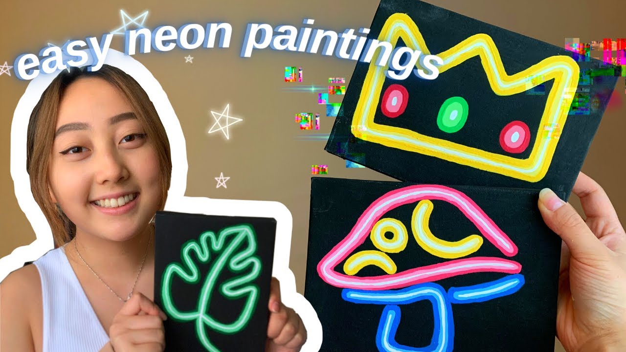 Neon Acrylic Painting Tutorial At Jamie Kingsbury Blog