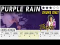 Purple Rain (DRUMS ONLY) - Prince | DRUM SCORE Sheet Music Play-Along | DRUMSCRIBE