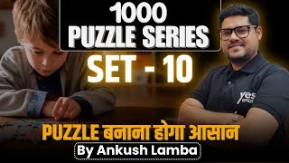 1000 Puzzle Series 2.0 Set - 10 | Bank Exams | Thread Method | Reasoning | Ankush Lamba