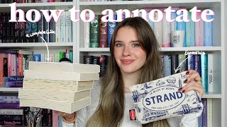 How I Annotate 📖 🖋️⎢techniques + supplies to help you annotate  - BOOKMAS DAY 7