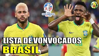 Lista de Convocados de Brasil para la Copa América 2024 | Aguacate Deportes
