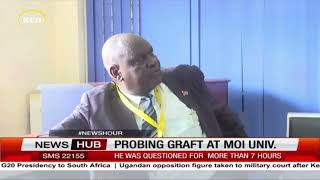 Moi University Vice Chancellor Prof. Isaac Kosgey probed by EACC for more than 7 hours over graft