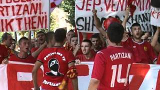 PROTESTA E TIFOZEVE TE PARTIZANIT (Ultras Guerrils) 12.07.11.mpg