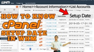 How to know cPanel setup date and time in WHM [Easy method] ☑️