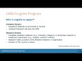 cabhi s ignite program information session recorded webinar