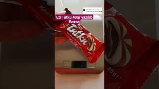 Eti Tutku 40qr Yazılıb Baxaq Düzmü❓️❗️ #shorts #tutku #vlog #gramagram