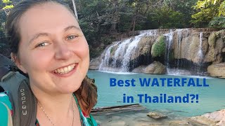 The best waterfalls in Thailand?! Erawan National Park in Kanchanaburi province!